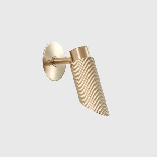 Satin Brass Spot Pro Wall Light
