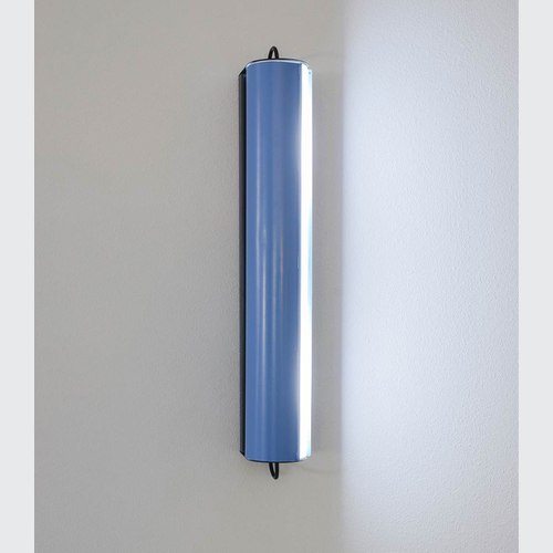 Pastel Blue Applique Cylindrique Wall Light