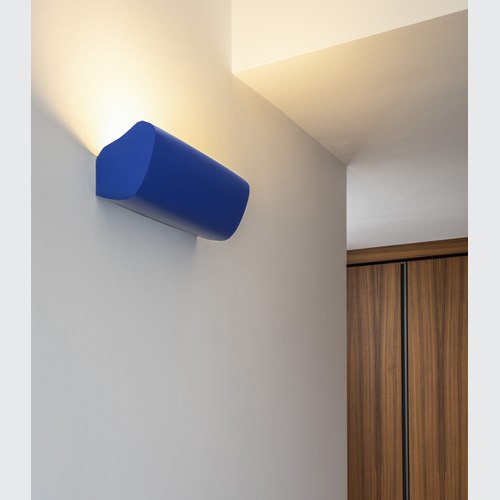 Blue Applique Radieuse Wall Light