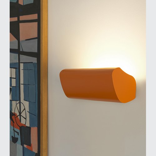 Orange Applique Radieuse Wall Light