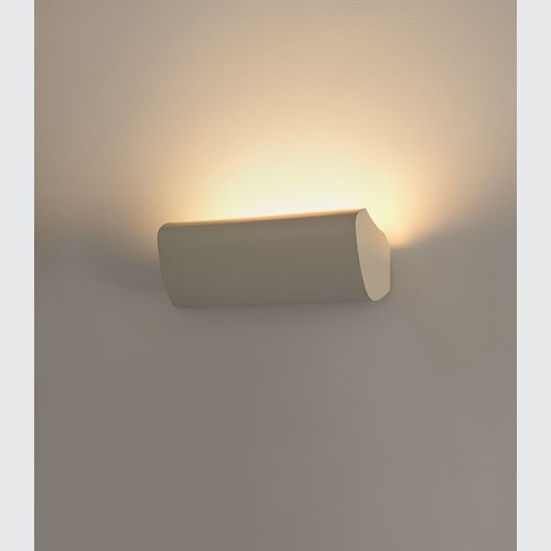 White Applique Radieuse Wall Light