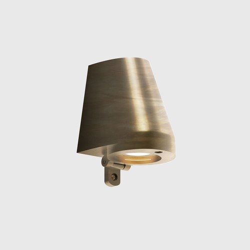 Weathered Brass Beamy Wall Light by Royal Botania