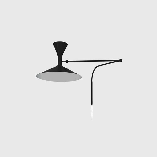 Black Lampe de Marseille Wall Light