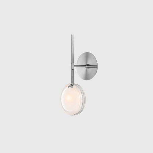 White Lens Wall Light