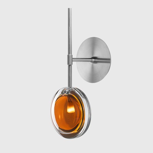 Amber Lens Wall Light