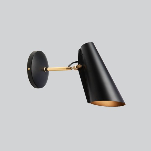 Black / Brass Birdy Wall Light