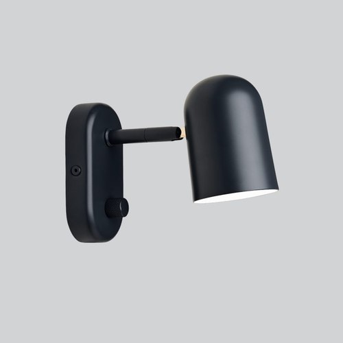 Black Buddy Wall Light