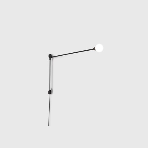 Black Potence Pivotante Mini Wall Light