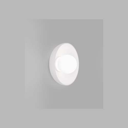 White Orb Artisan Wall Light