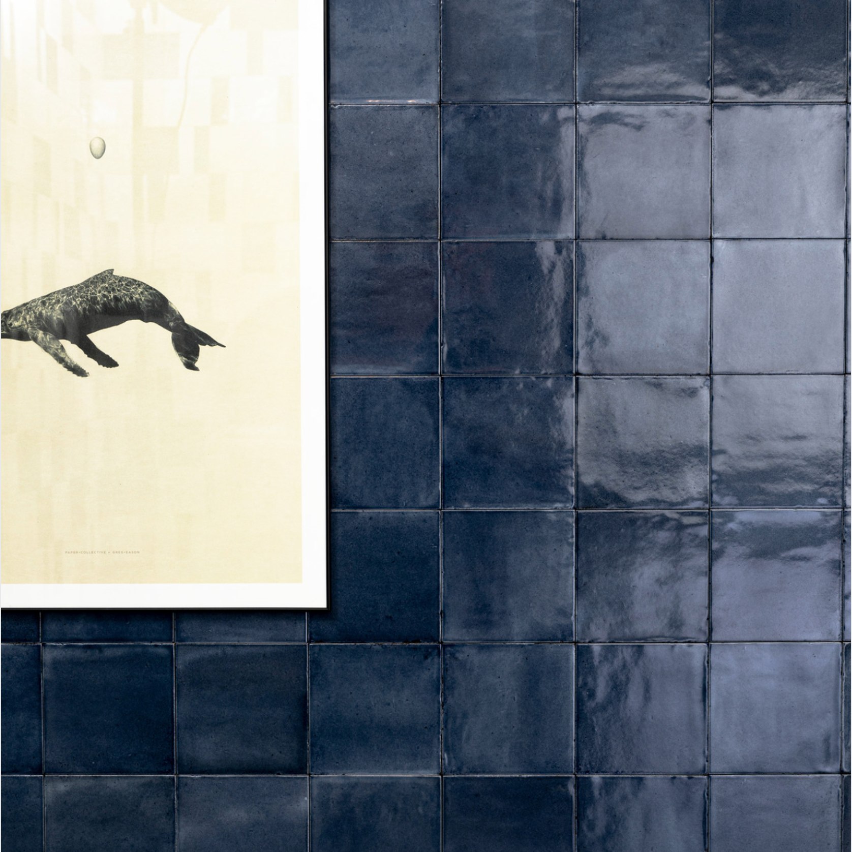 Riad Blu Gloss 150x150mm Wall Tile | ArchiPro AU