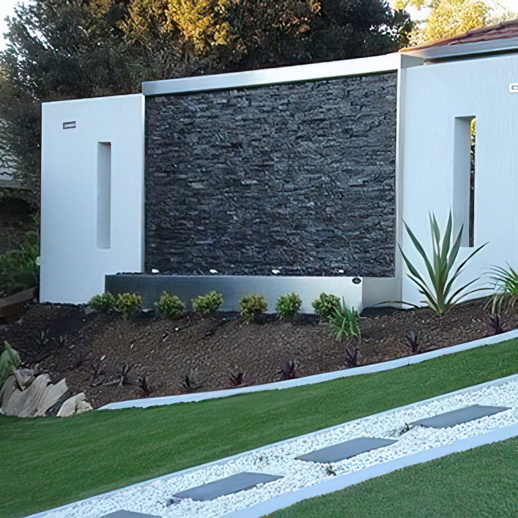 Stacked Stone Residential Water Feature 10 | ArchiPro AU