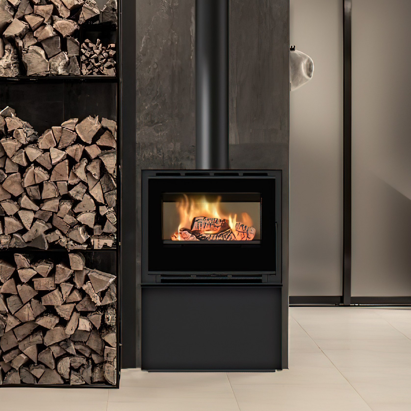 BOSQ Aere 70SL Freestanding Fireplace ArchiPro AU
