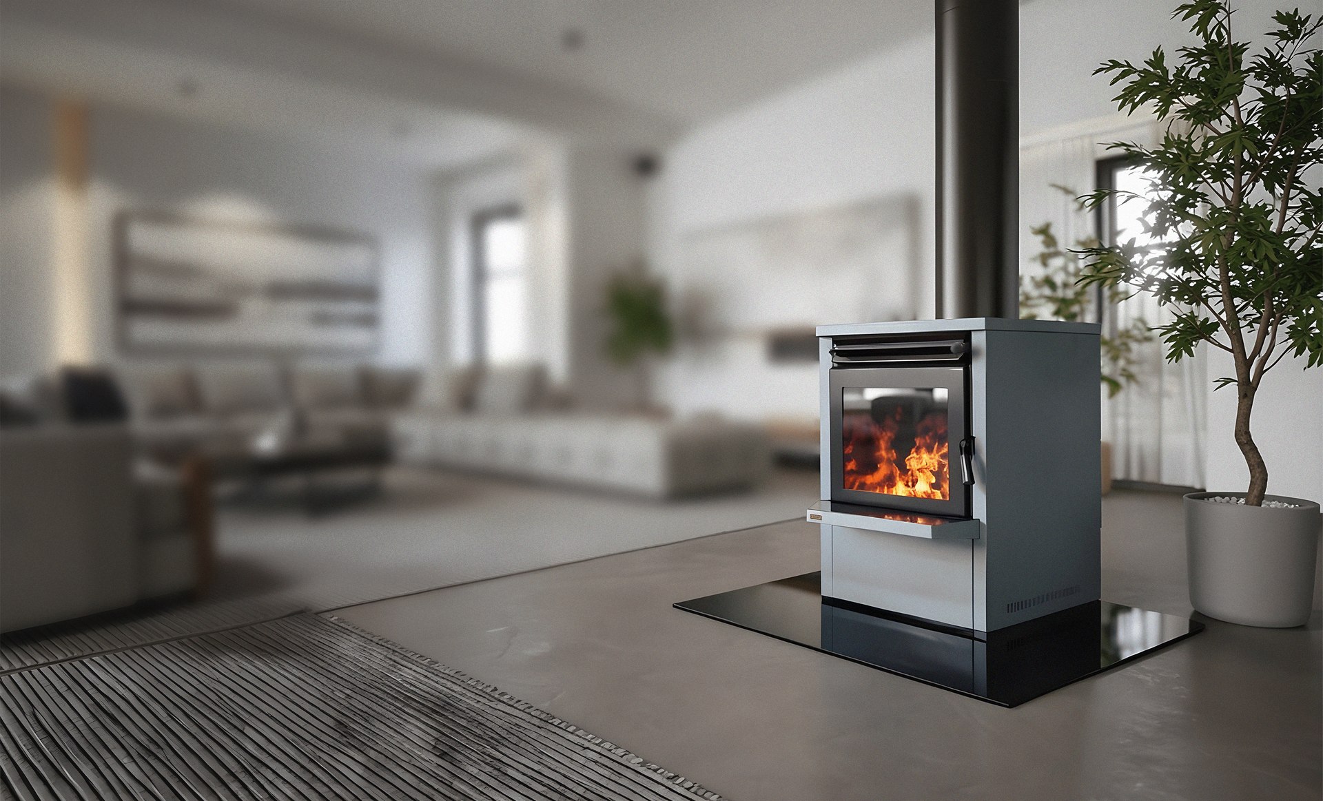 Galaxy Freestanding Fire