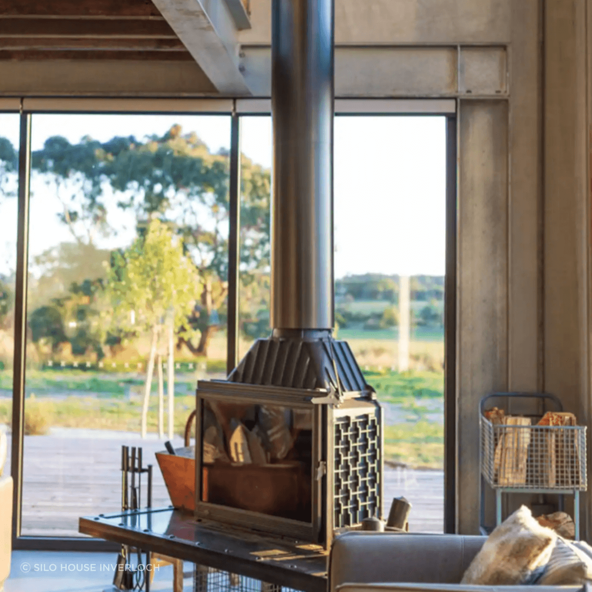 Seguin Super 9 Cheminee Fireplace - Swing Door | ArchiPro AU