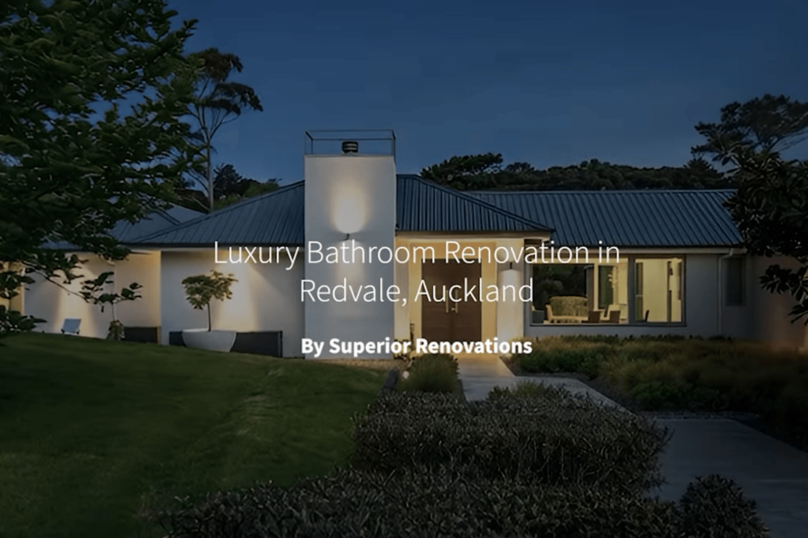 Luxury Bathroom Renovation Redvale, Auckland | Superior Renovations