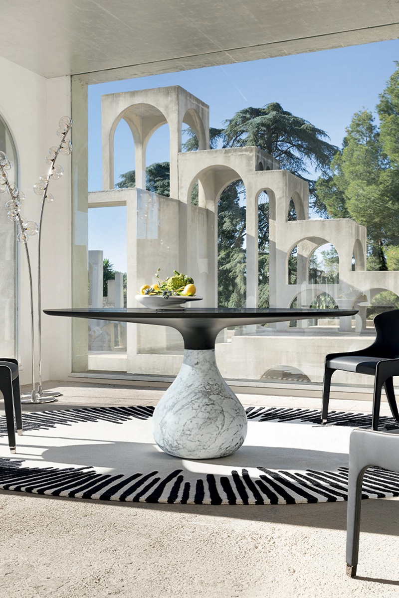 Aqua dining table, designed by Fabrice Berrux