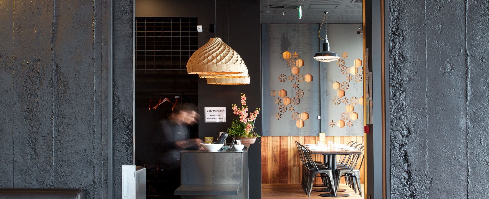 Spice Paragon Restaurant, Christchurch Muros Wall Panels ArchiPro AU