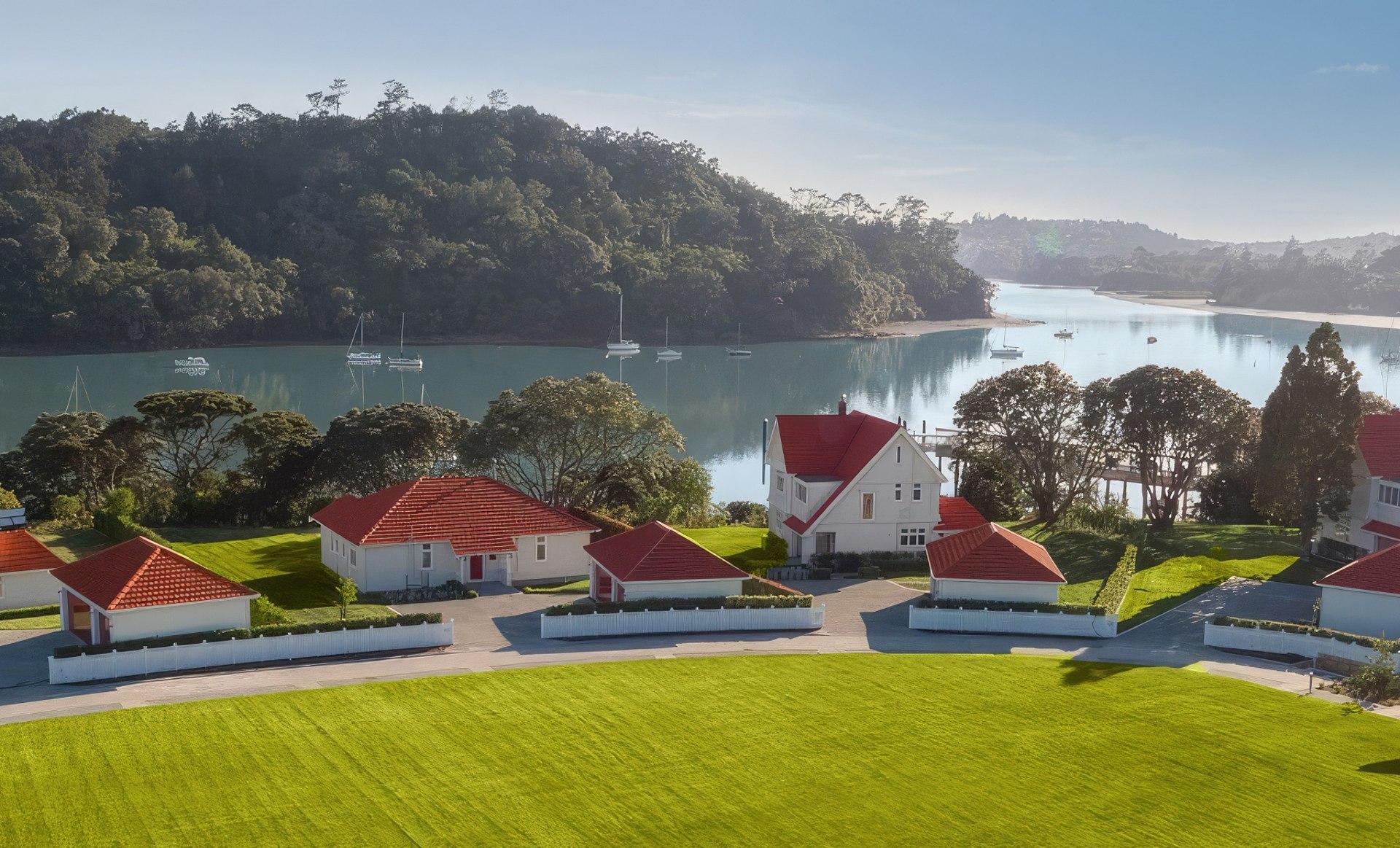 Landscape maintenance at Launch Bay, Hobsonville Point