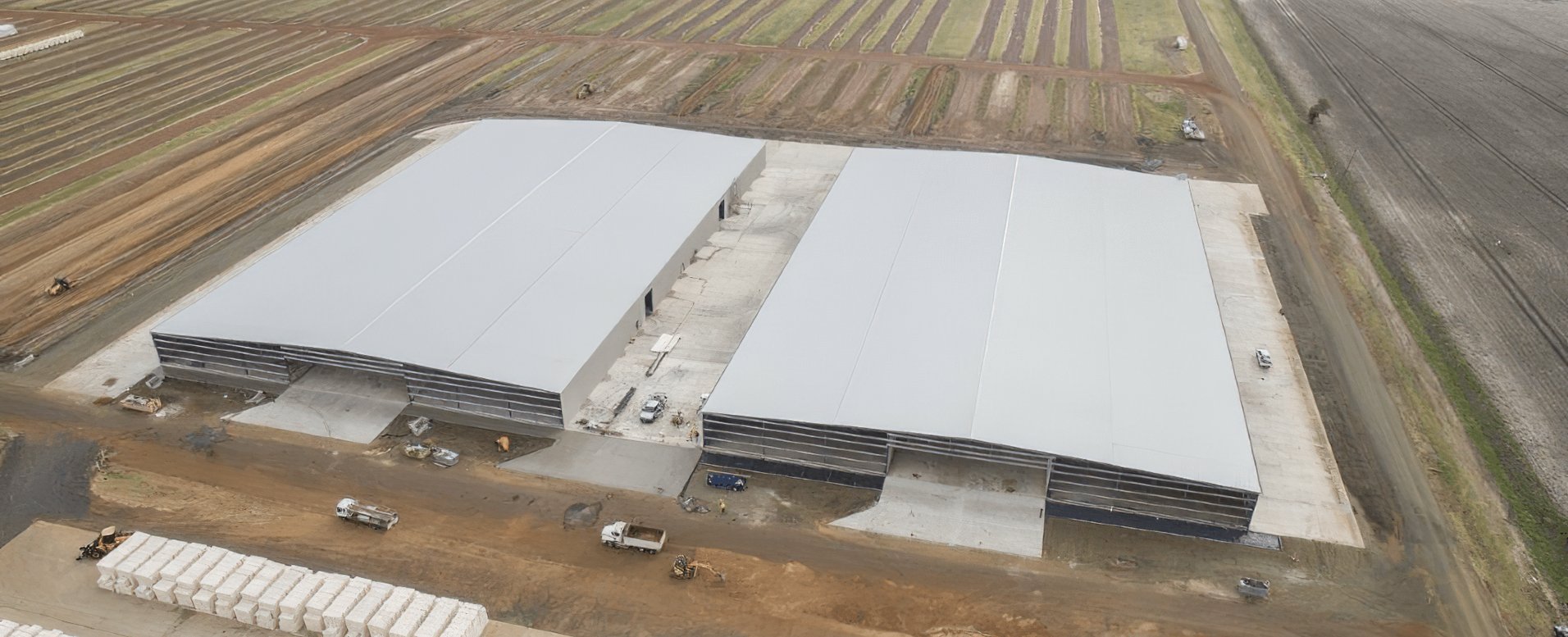 Queensland Cotton Dalby Gin Storage Sheds by Metroll ArchiPro AU