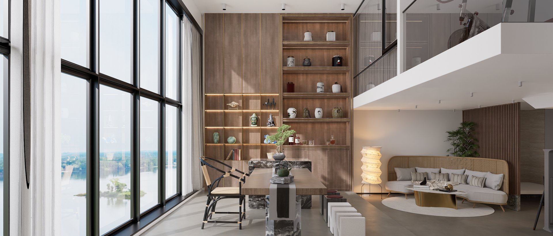 Double Height Living Room by Beaches Custom Architecture | ArchiPro AU