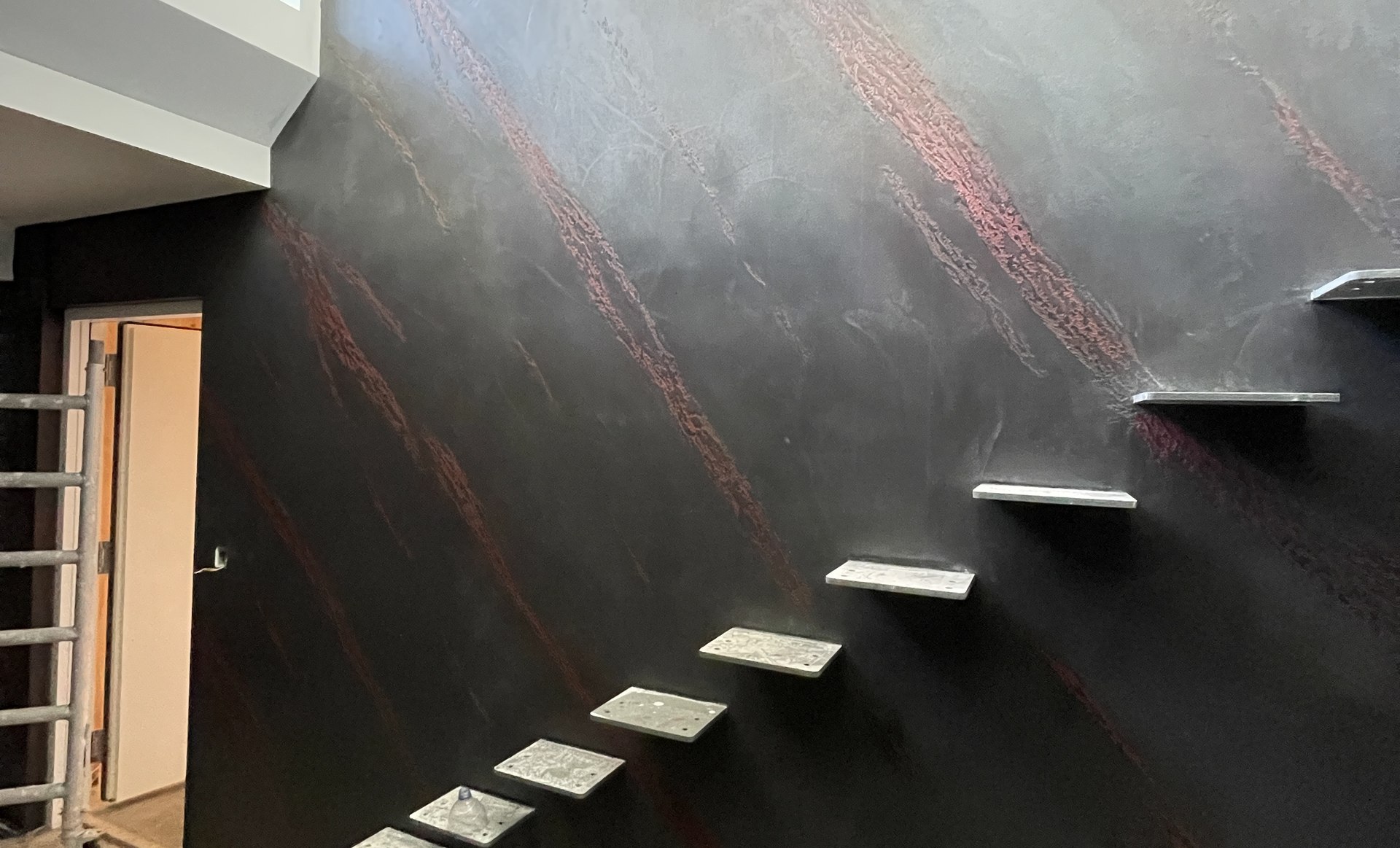 Resistone microcement stairway
