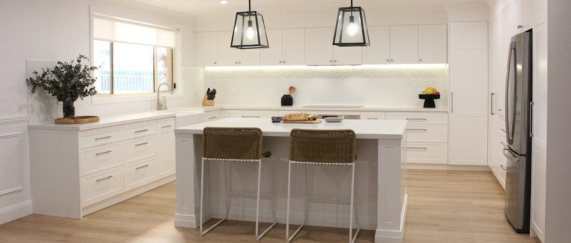 Hamptons Family Kitchen by Vitality Kitchens & Joinery | ArchiPro AU
