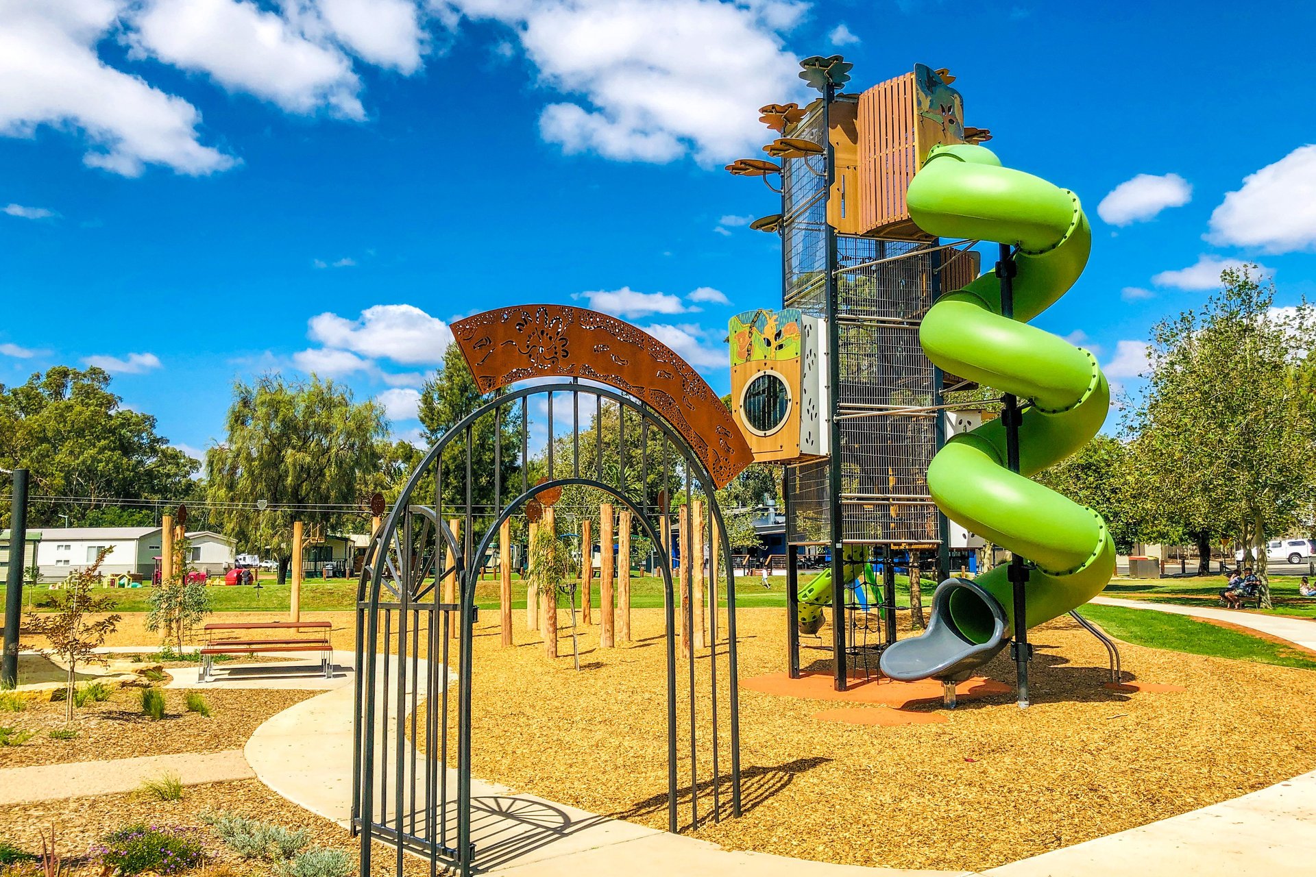 Swan Hill Riverside Adventure Playground by Thomson Hay Landscape ...