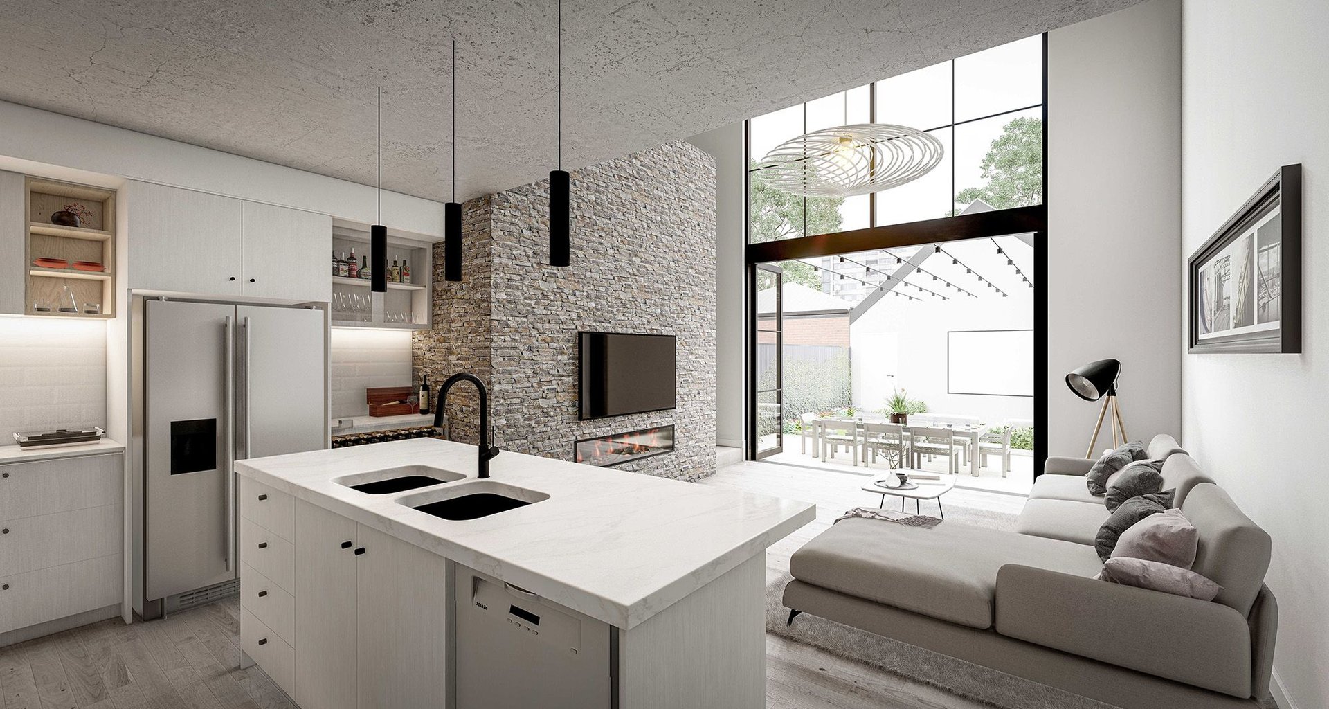 Scandinavian Townhouse by DGK Architects | ArchiPro AU - Townhouse Design Concepts With Scandinavian Style
