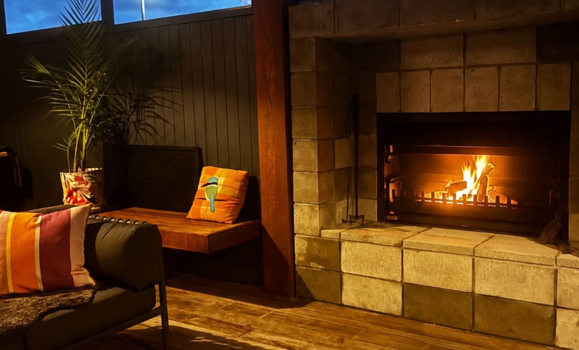New Build with Outdoor Fireplace
