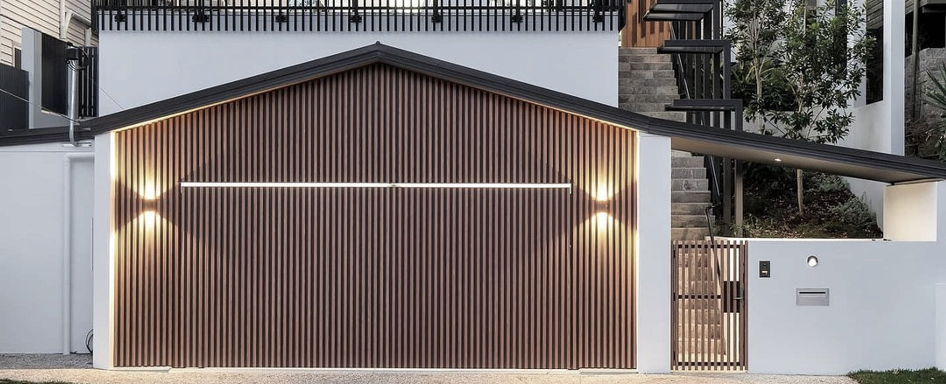 Flush Mount Tilt Door Queensland by SteelLine Garage Doors ArchiPro AU